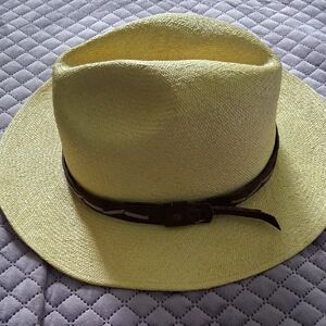 Stylish Yellow Fedora Hat